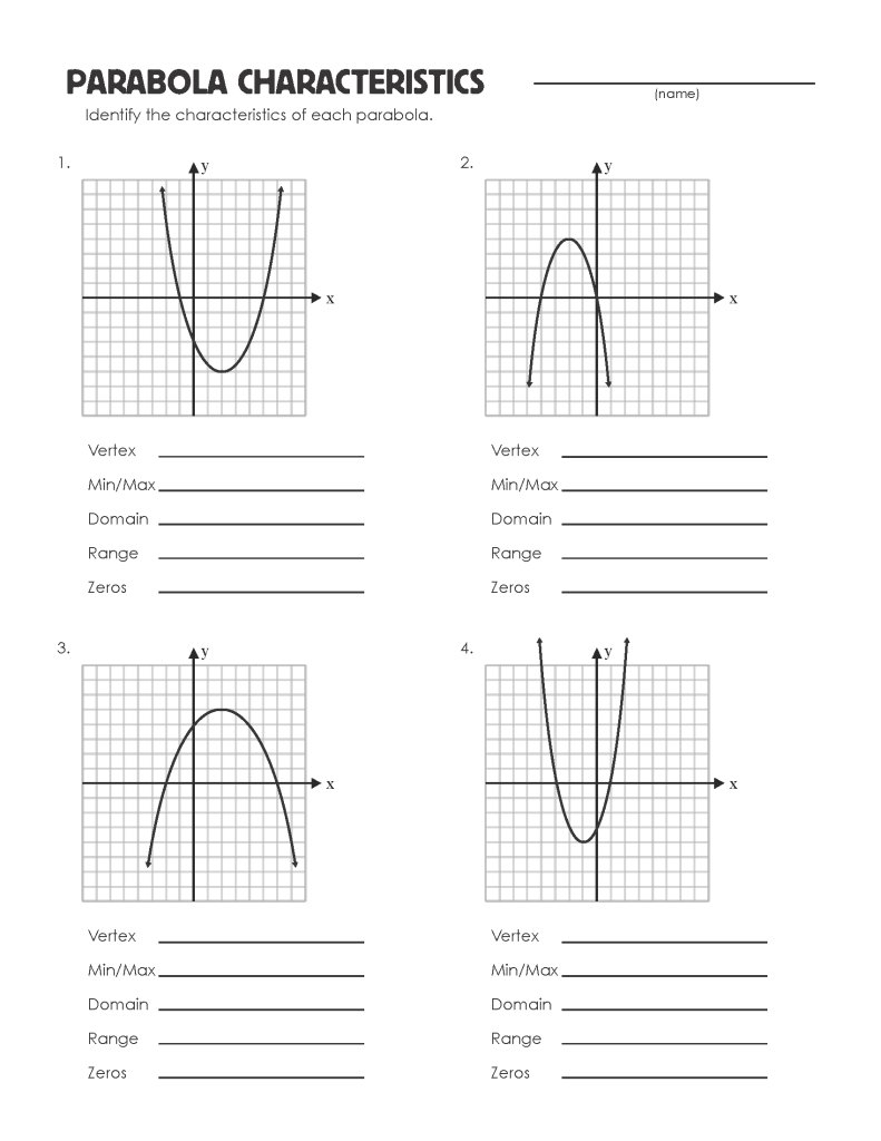 parabola-practice-worksheet